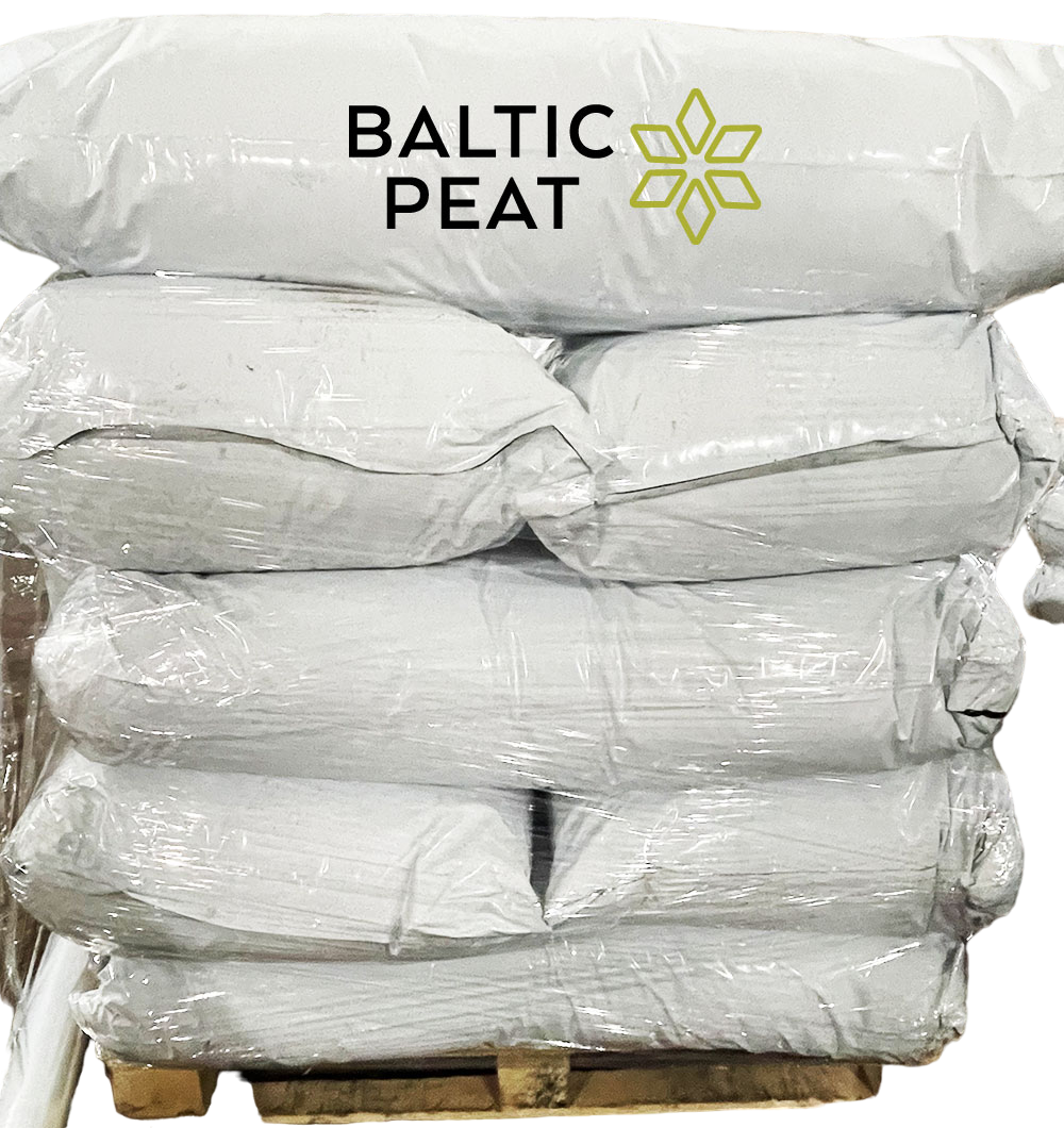 Торф верховий розкислений 5.5-6.5 Ph фр. 0-40, 100 л Baltic Peat