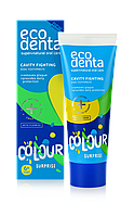 Детская зубная паста Ecodenta Expert Line Цветной сюрприз Борьба с кариесом 75 мл