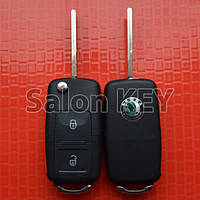 Kлюч Skoda викидний 2 кн гарної якості без електроніки