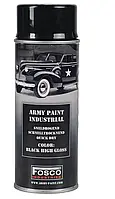 Краска маскировочная, профессиональная (НАТО) FOSCO ARMY PAINT 400 ml - Gloss Black / черный глянец