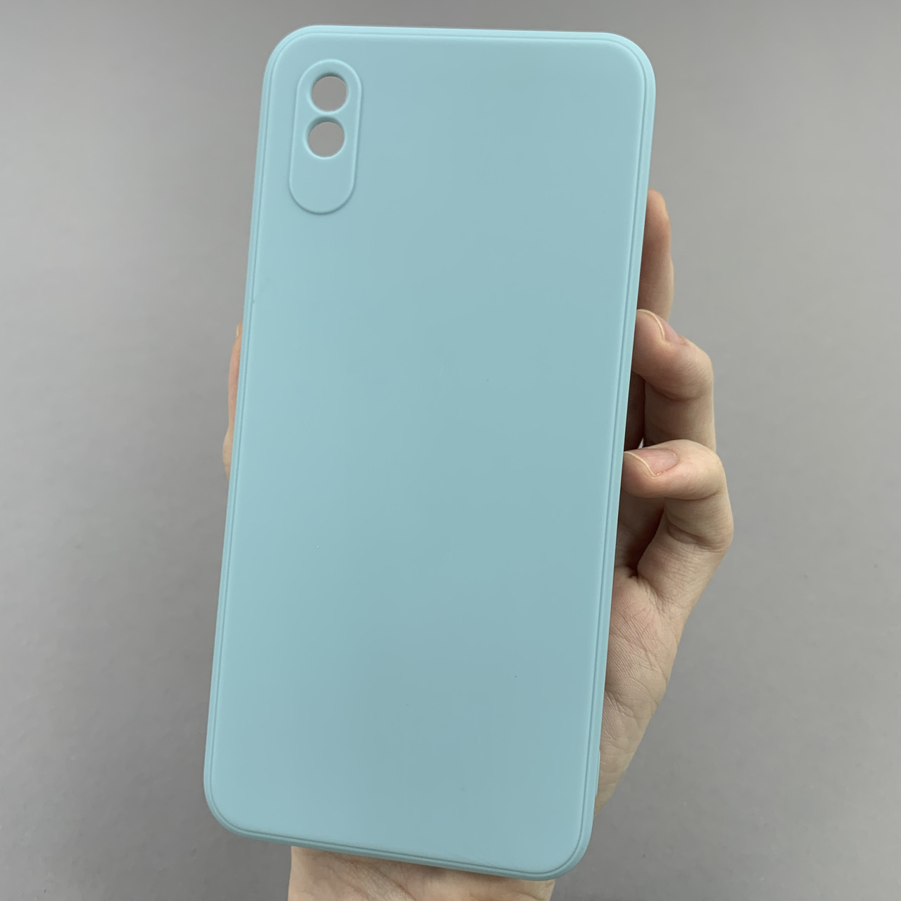 Чохол для Xiaomi Redmi 9A кольоровий щільний чохол із захистом камери на телефон сяомі редмі 9а сірий pfc