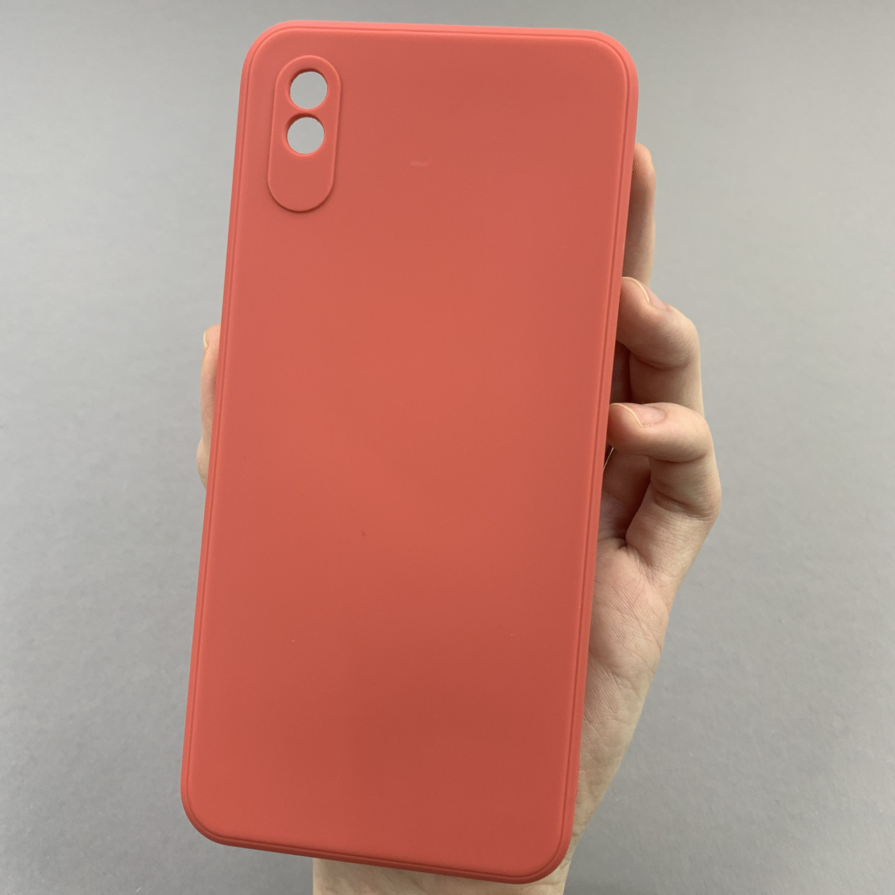 Чохол для Xiaomi Redmi 9A кольоровий щільний чохол із захистом камери на телефон сяомі редмі 9а червоний pfc