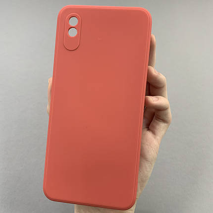 Чохол для Xiaomi Redmi 9A кольоровий щільний чохол із захистом камери на телефон сяомі редмі 9а червоний pfc, фото 1