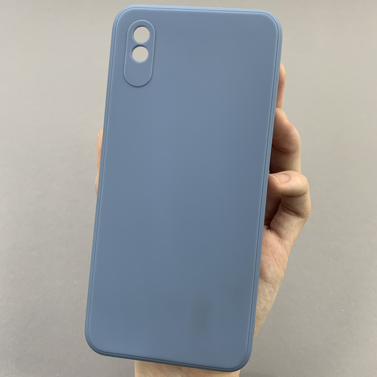 Чохол для Xiaomi Redmi 9A кольоровий щільний чохол із захистом камери на телефон сяомі редмі 9а синій pfc