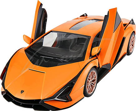 Машинка Rastar Lamborghini Sian (97760) на радіокеруванні. 1:14. Колір: помаранчевий, фото 2