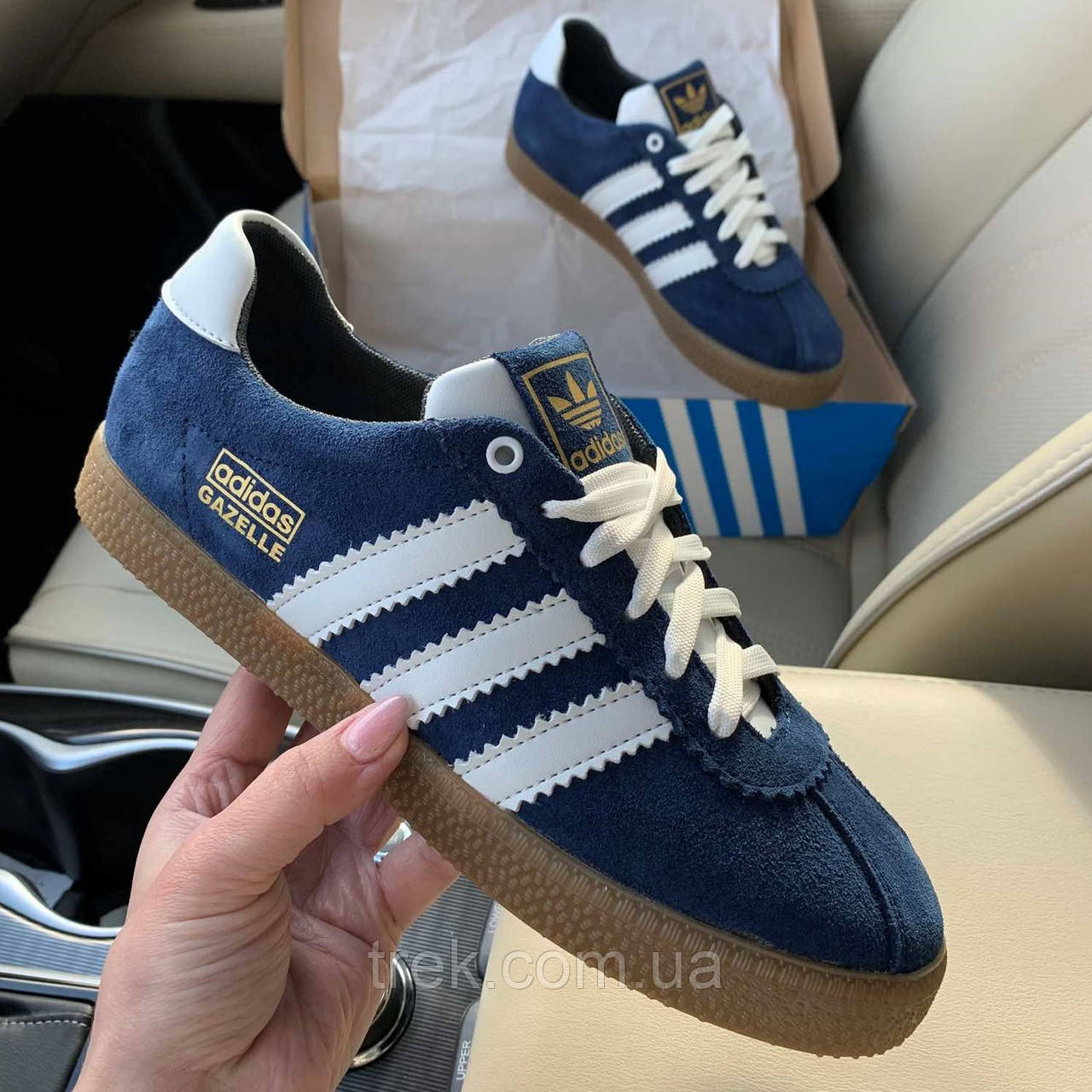 Кросівки замшеві сині /23452/ 37р, фото 1