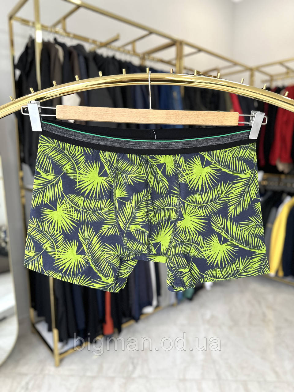 Чоловічі боксери Олсер 0008-5 (батал) 6-8XL зелені