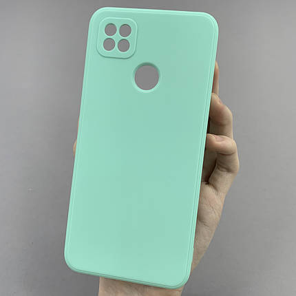 Чохол для Xiaomi Redmi 9C кольоровий щільний чохол із захистом камери на телефон сяомі редмі 9с м'ятний pfc, фото 1
