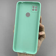 Чохол для Xiaomi Redmi 9C кольоровий щільний чохол із захистом камери на телефон сяомі редмі 9с м'ятний pfc, фото 3