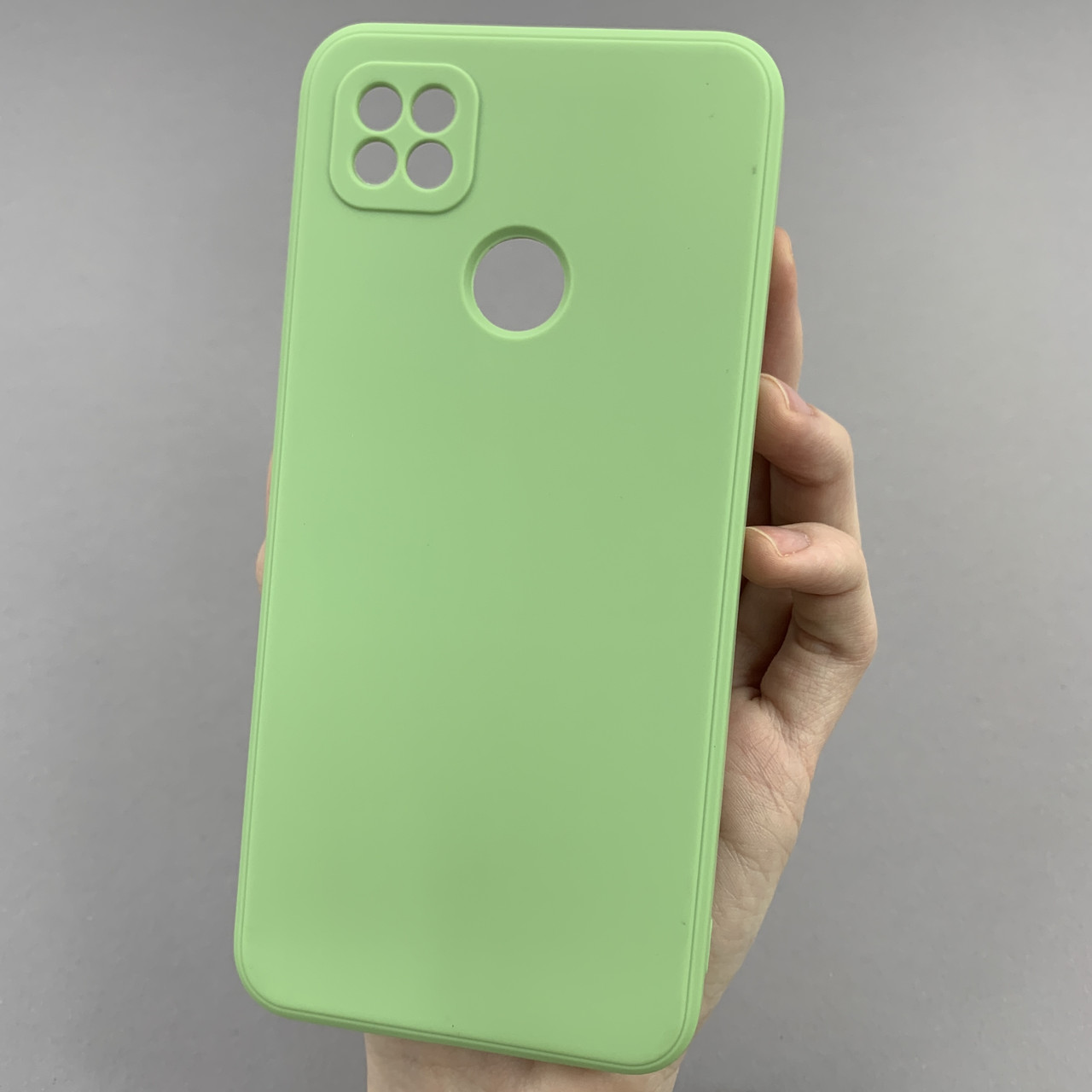 Чохол для Xiaomi Redmi 9C кольоровий щільний чохол із захистом камери на телефон сяомі редмі 9с фісташковий pfc