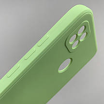 Чохол для Xiaomi Redmi 9C кольоровий щільний чохол із захистом камери на телефон сяомі редмі 9с фісташковий pfc, фото 4