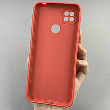 Чохол для Xiaomi Redmi 9C кольоровий щільний чохол із захистом камери на телефон сяомі редмі 9с червоний pfc, фото 3