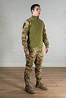 Костюм тактический рип-стоп пиксель мужской зсу камуфляж летний уставной пиксельная военная форма всу мм 14