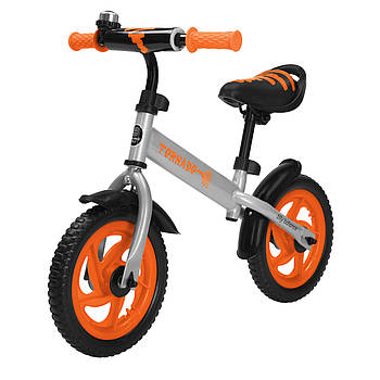 Дитячий біговел 12 дюймів (колеса EVA, обід пластик, дзвінок) BALANCE TILLY TornadoT-21255/3 Orange Жовтогарячий