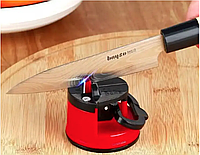 Механічна ножеточка ручна Точилка для кухонних ножів на присосці
