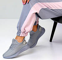 Жіночі сірі кросівки сітка спортивні текстильні літні легкі 37 39 40 41
