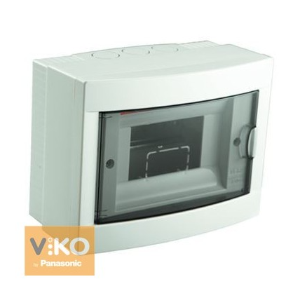 Бокс пластиковый под автоматы, накладной на 6 модулей VIKO LOTUS IP20 ...