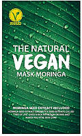 Тканинна маска для обличчя з екстрактом моринги She's Lab The Natural Vegan Mask Moringa