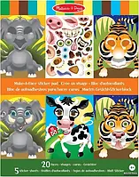 Набор наклеек Забавные животные Melissa & Doug Make-А-Face Sticker Pad - Crazy Animals (MD18605)