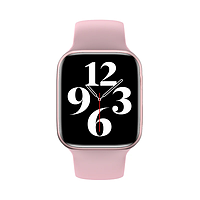 Apl Watch Series 6 HW22 PLUS, WearfitPro, 44mm, Aluminium, беспроводная зарядка, голосовой вызов, pink