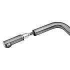 Набір Мийка Luminex 6545 чорна + змішувач із висувним виливом Kroner — PVD03917+ ополіскувач для склянок, фото 9