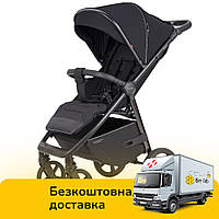 Коляска прогулочная детская CARRELLO Bravo CRL-5515 Jet Black 2024 NF Черная