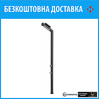 Уличный душ для бассейна Aquaviva Quick с LED подсветкой и мойкой для ног, графит Q825/7015-QL | Италия