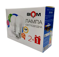 Светодиодная лампа Biom 10W E27 4500К (упаковка 3шт.)