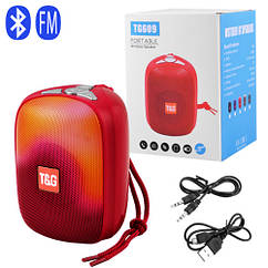 Bluetooth-колонка TG609,  speakerphone, радіо, red