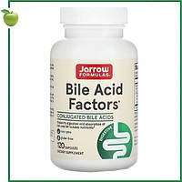 Добавка с желчными кислотами, 120 капсул, Bile Acid Factors, Jarrow Formulas, США