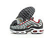 Чоловічі кросівки Nike Air Max Plus TN Grey (Сірі) Взуття Найк Аir Макс Плюс текстиль демісезон, фото 4