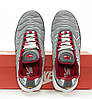 Чоловічі кросівки Nike Air Max Plus TN Grey (Сірі) Взуття Найк Аir Макс Плюс текстиль демісезон, фото 7