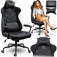 Стул компьютерный игровой Sofotel черний , геймерское кресло офисное до 120 кг, кресло для пк комфортное HOM