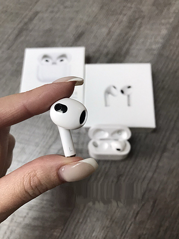 Навушники Air Pods 3 Bluetooth, Білі для IPhone та Android, фото 2