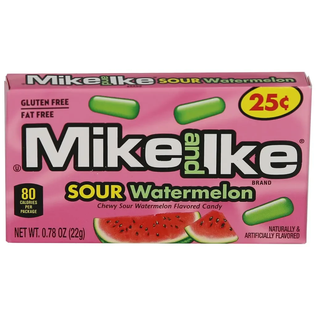 Mike and Ike Sour Watermelon 22g