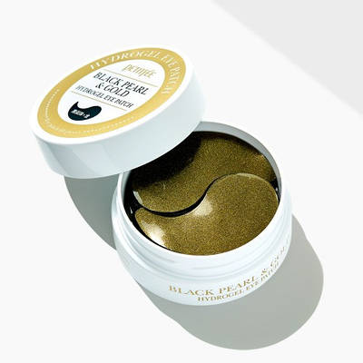 Гідрогелеві патчі з золотом і чорним перлами PETITFEE Black Pearl & Gold Hydrogel Eye Patch