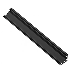 LED-профіль GTV GLAX кутовий накладний 3 м Чорний матовий