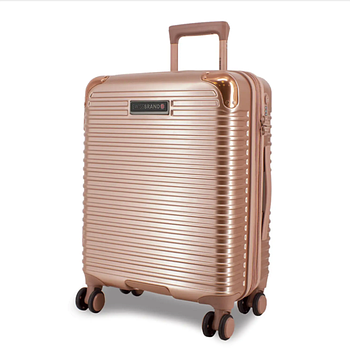Чемодан на колесах для подорожей Swissbrand Rome (M) Rose Gold (SWB_LHROM003M) Швейцарія