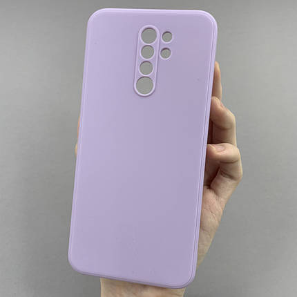 Чохол для Xiaomi Redmi 9 кольоровий щільний чохол із захистом камери на телефон сяомі редмі 9 бузковий pfc, фото 1