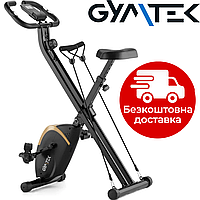 Велотренажер Gymtek FX800 магнитный складной с эспандерами золотой / Кардиотренажеры