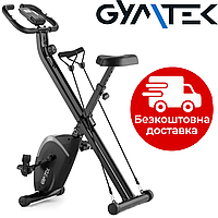 Велотренажер Gymtek FX800 магнитный складной с эспандерами серый / Кардиотренажеры