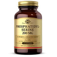 Натуральная добавка Solgar Phosphatidylserine 200 mg, 60 капсул EXP
