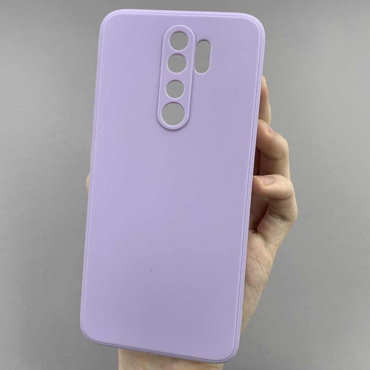 Чохол для Xiaomi Redmi Note 8 Pro кольоровий щільний із захистом камери на сяомі редмі нот 8 про бузковий pfc