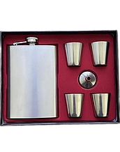 Набір подарунковий 6в1 (фляга+4чарки+лійка) GT 61006 (201256)
