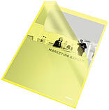 Папка куток ESSELTE STANDARD A4 PP, 115мкм, 25шт/уп, жовтий (60836), фото 2