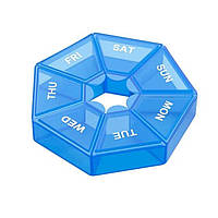 Таблетница Semi 7Days Mini Pill Box, Blue EXP