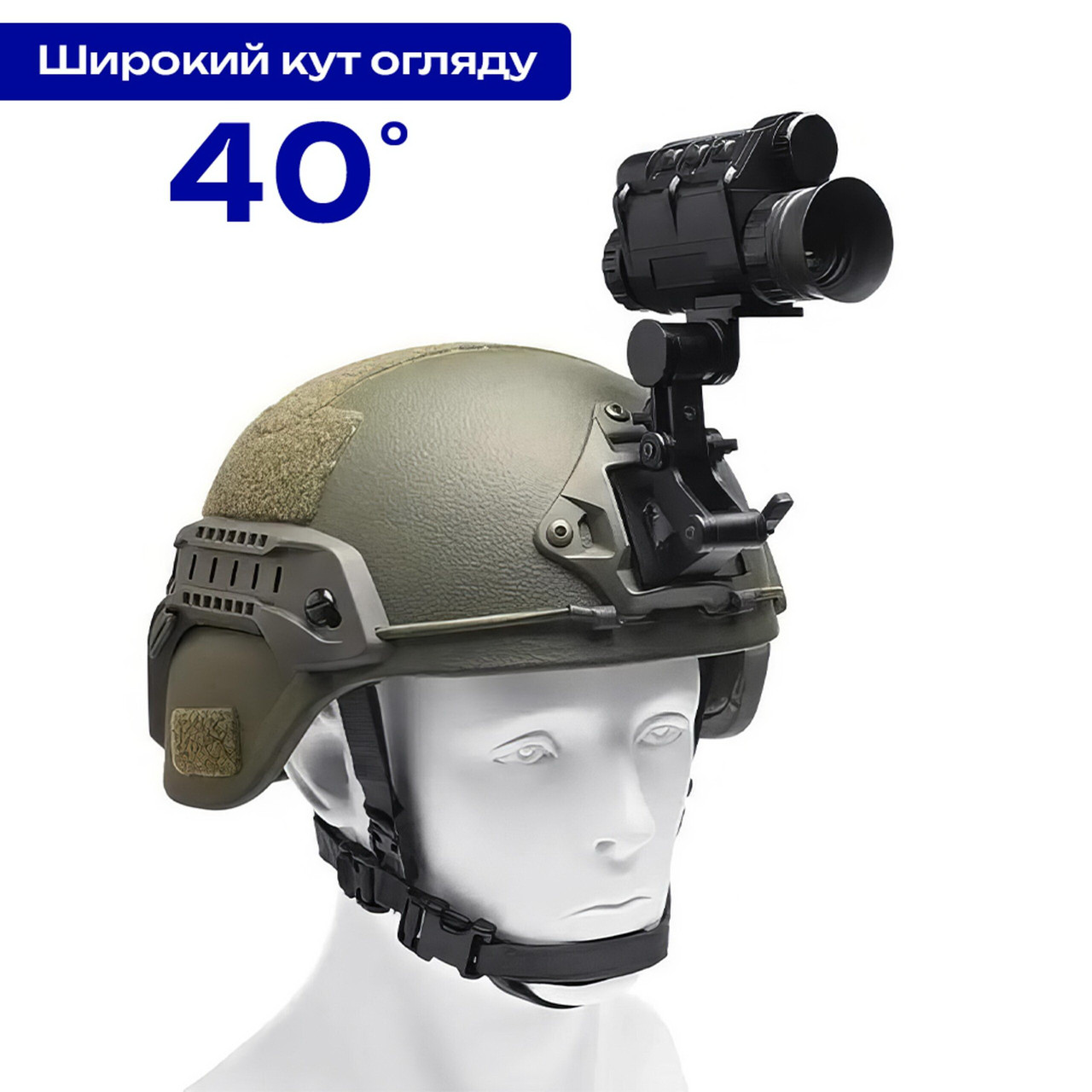 Прилад нічного бачення Vector Optics NVG 30 Night Vision з кріпленням на шолом