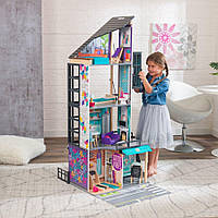 Домик для кукол деревянный большой 146см KidKraft Bianca , дом с аксесуарами кукольный ,HOM