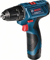 Bosch Шуруповерт-дрель GSB 120-Li, 12V, 2*2 Ач*2 Ач, 14/30 Нм, 400/1500 об/мин, 0.89 кг, кейс, ЗУ