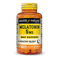 Натуральная добавка Mason Natural Melatonin 5 mg, 60 таблеток EXP